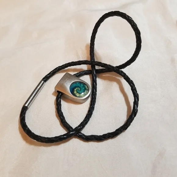 Vintage Allegria Designs Australia Art Glass Necklace - Picture 2 of 5